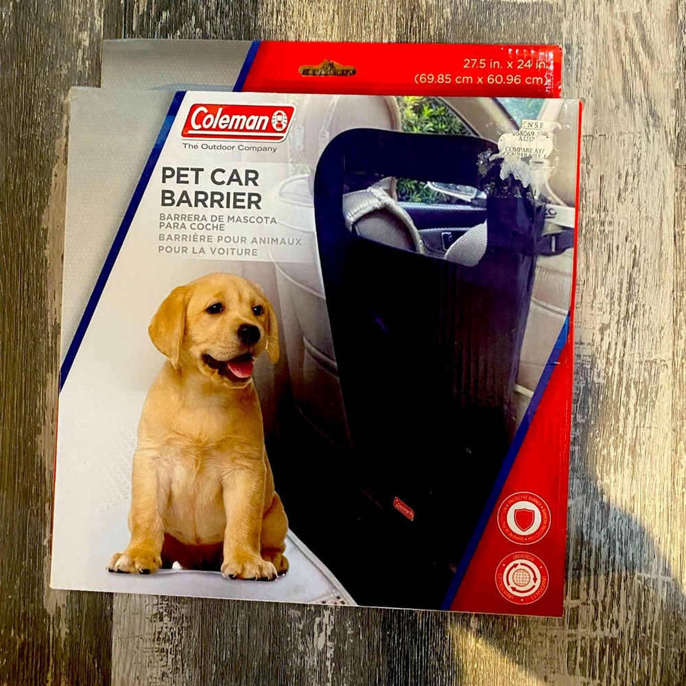 NEW Coleman Pet Car Barrier